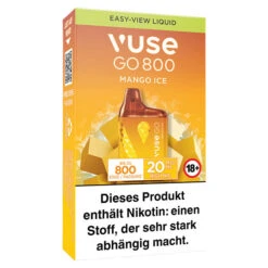 Vuse GO 800 Mango Ice 20 Mg Einweg E-Zigarette -Tabak Geschäft VUSE GO 800 Mango Ice 20mg 3d 2