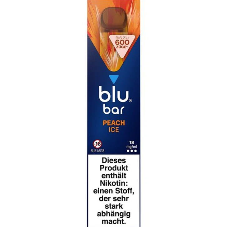 blu bar Peach Ice 18 mg/ml Blu Bar Peach Ice 18 Mg/ml -Tabak Geschäft blu bar peach ice
