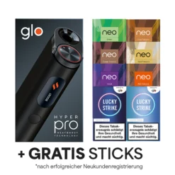 Glo Hyper Pro Obsidian Black Plus Sticks
