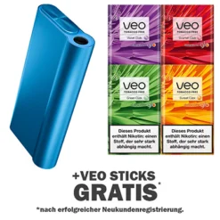 Glo Hyper X2 Air Ocean Blue + Gratis Veo Sticks