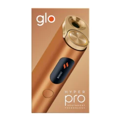 Glo Hyper Pro Amber Bronze -Tabak Geschäft glo hyper pro verpackung frontal gold