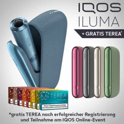 IQOS Iluma Azure Blue (blau) + Gratis TEREA