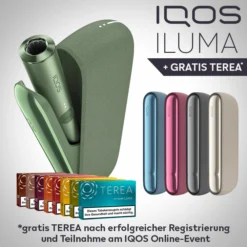 IQOS Iluma Moss Green (grün) + Gratis TEREA