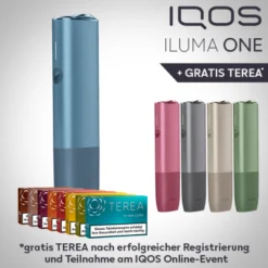 IQOS Iluma One Azure Blue (blau) + Gratis TEREA