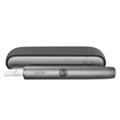 IQOS Iluma Pebble Grey (grau) + Gratis TEREA -Tabak Geschäft iqos iluma pebble grey side registrierung