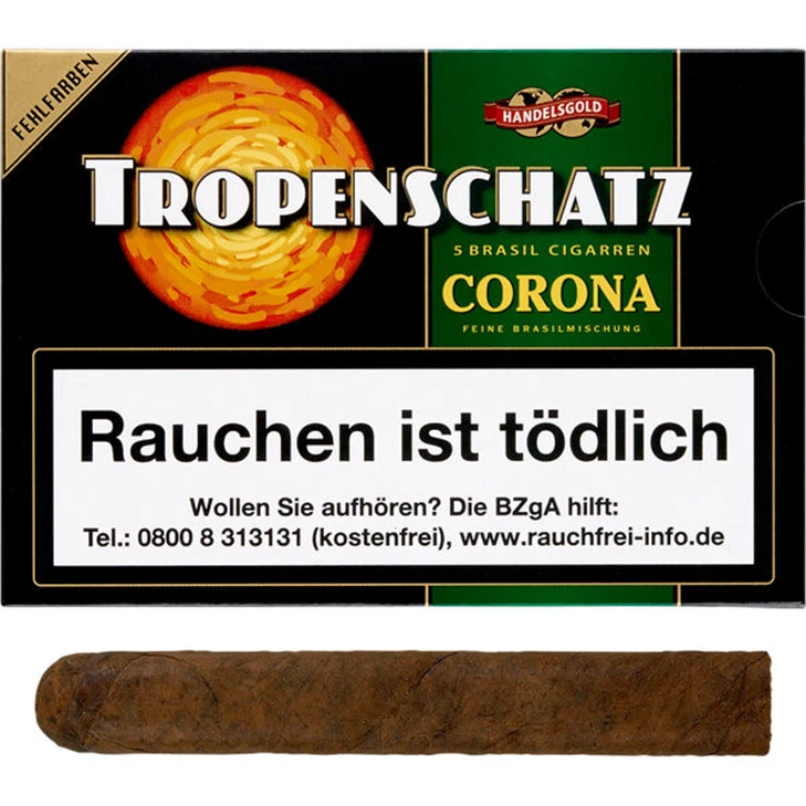 Tropenschatz Brasil Corona No. 824 F Cigarren Tropenschatz Brasil Corona No. 824 F Cigarren -Tabak Geschäft tropenschatz 824f