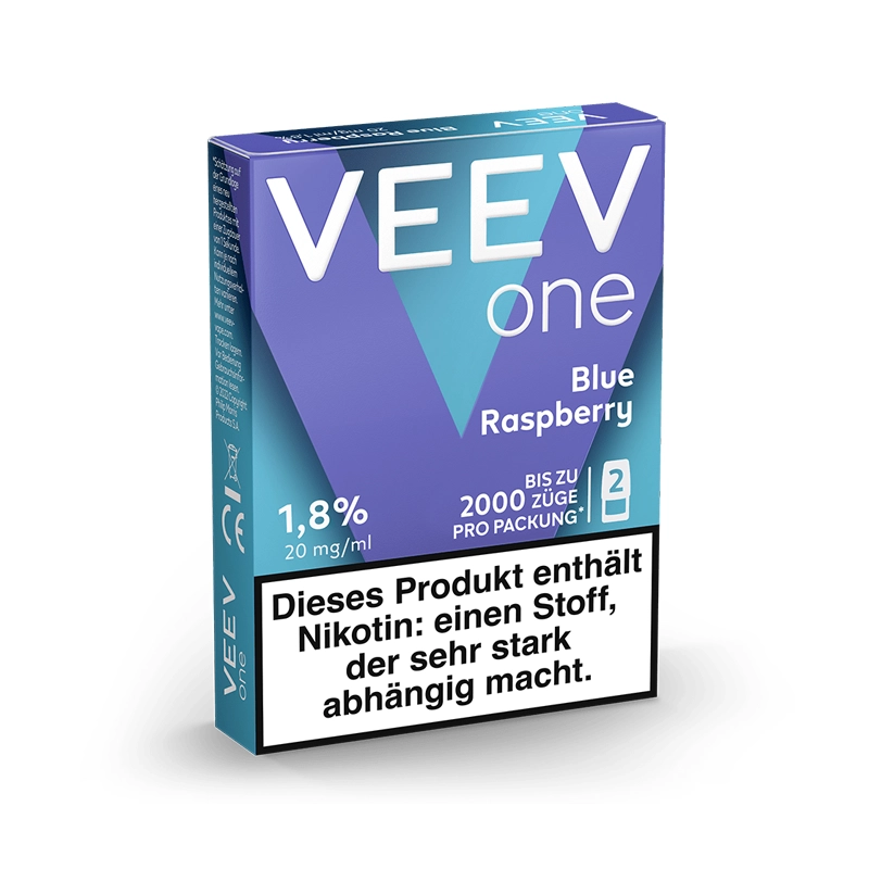 VEEV One Pods Blue Raspberry Multipack 10 Stück VEEV One Pods Blue Raspberry Multipack 10 Stück -Tabak Geschäft veev20one20pods20blue20raspberry20multipack20side