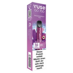 Vuse Go 700 Passionfruit Ice 20mg Einweg E-Zigarette