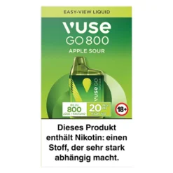 VUSE GO 800 10 + 4 -Tabak Geschäft vuse go 800 apple sour
