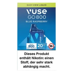 VUSE GO 800 10 + 4 -Tabak Geschäft vuse go 800 blue raspberry